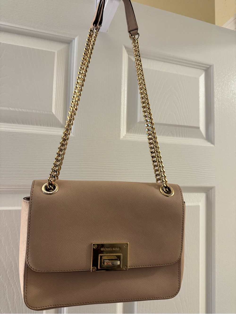 Michael Kors Blush Pink Chain Strap Shoulder Bag